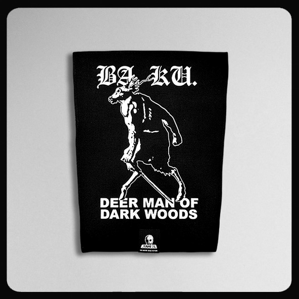 BA. KU. Deer Man of Dark Woods Actaeon Back Patch