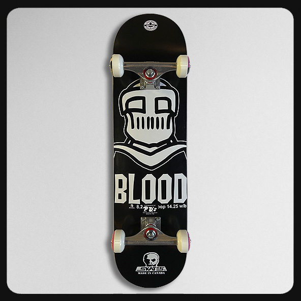*8.25\" x 32\" Barge Blood Complete Skateboard
