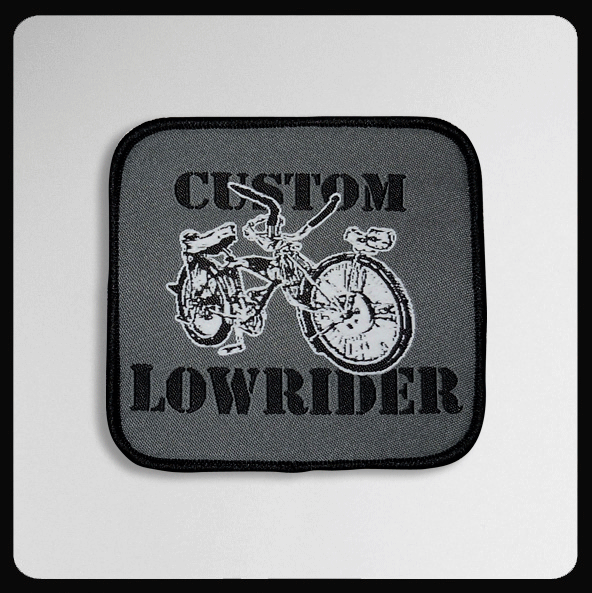 Custom Lowrider Woven 3" x 3" Patch