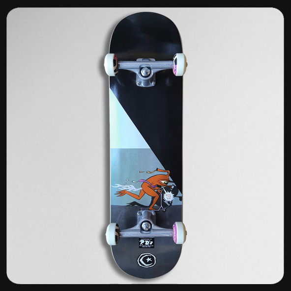 *8.25" x 31.5" Foundation Templeton Push Complete Skateboard