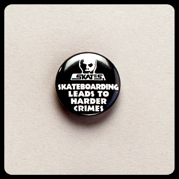 Harder Crimes punk pin