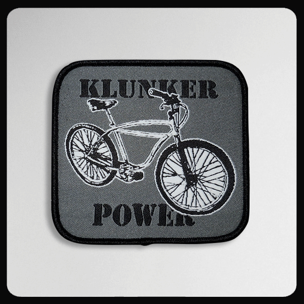 Klunker Power Woven 3" x 3" Patch