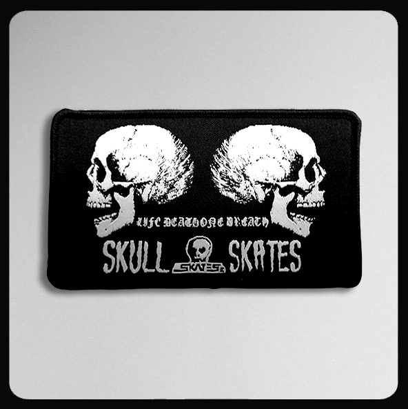 Life Death One Breath Woven 4\" x  2 1/4\" Patch