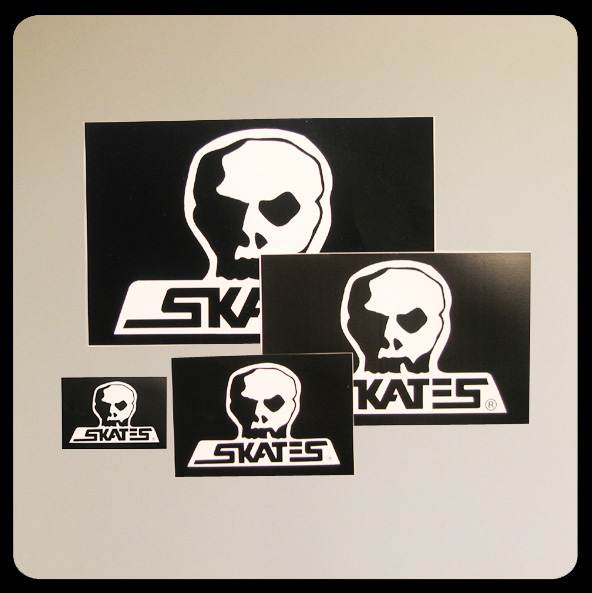 Skull Skates Logo sticker