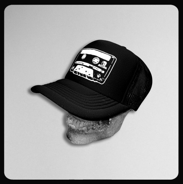 Cassette Foam Mesh Trucker Cap