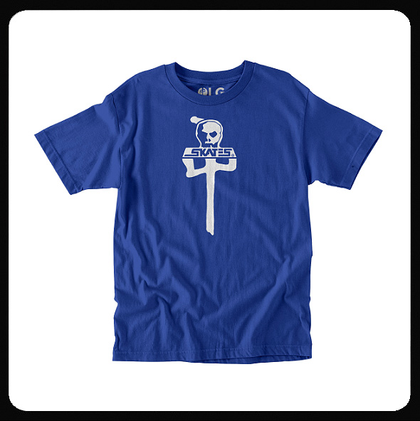 RDS x Skull Skates Royal Blue/White t-shirt