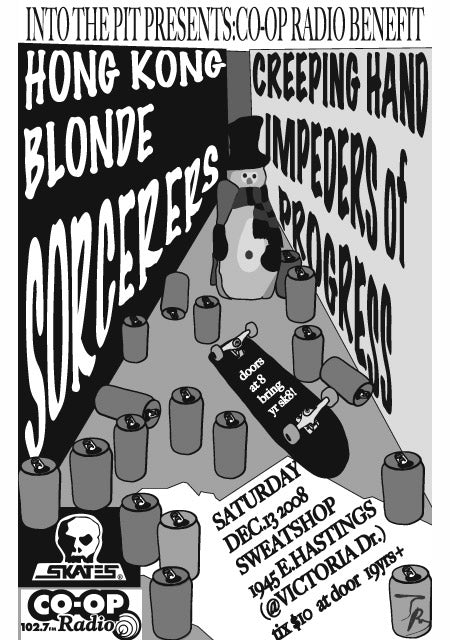 Skull Skates and Co-op Radio - fundraiser