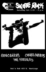 Skate Rock Oct. 3 @ Pat's Pub