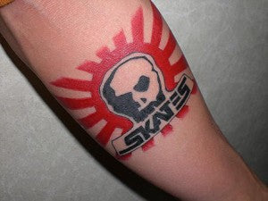 Rising Sun Skull