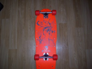 Electric Orange & Blue Skeletal