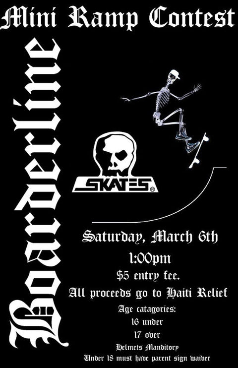 Boarderline Mini Ramp Contest