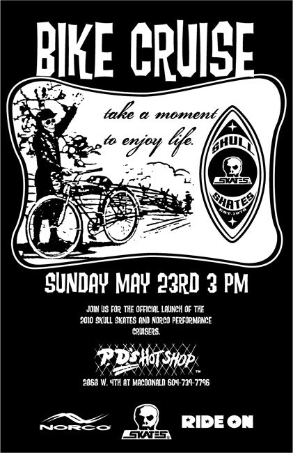 Skull Skates Bike Cruise & Launch