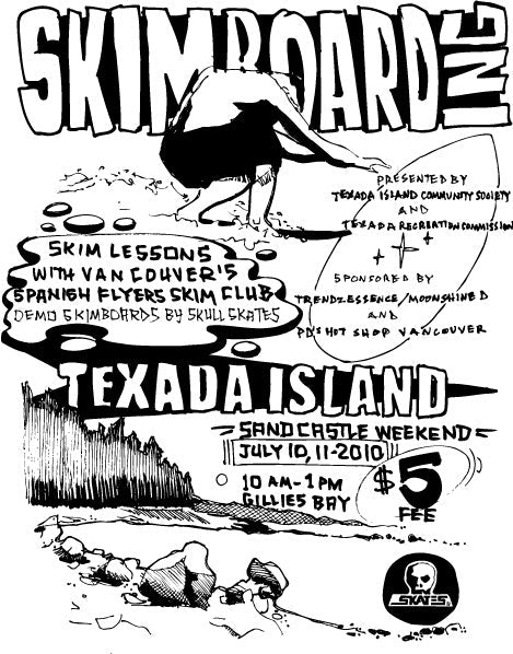 Skimboarding on Texada Island