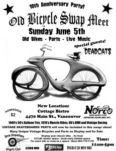 10th Anniversary of 'Old Bicycle Swap Meet'.