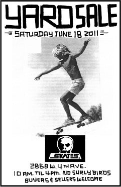 This Saturday! June 18 YARD SALE