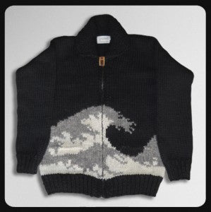 Skull Skates Tsunami Wave West Coast Sweaters
