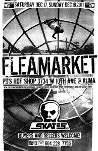 Skull Skates Flea Market - Saturday Dec. 17 and Sunday Dec. 18, 2011