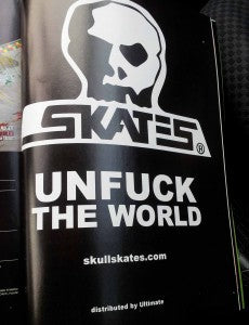 Concrete Magazine #118 Skull Skates Ad