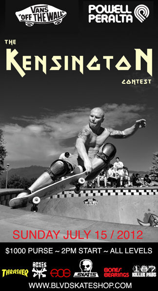 Kensington Skatepark 2012 Contest