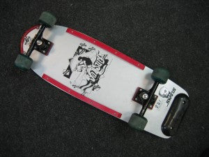 Rare Val Surf Graphic on a Skull Skates Diehard