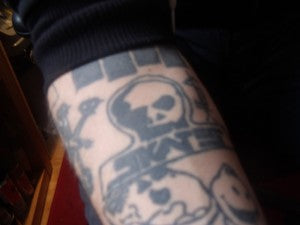 Skull Skates Logo UK Tattoo