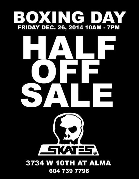 Boxing Day Blowout at PD's Hot Shop