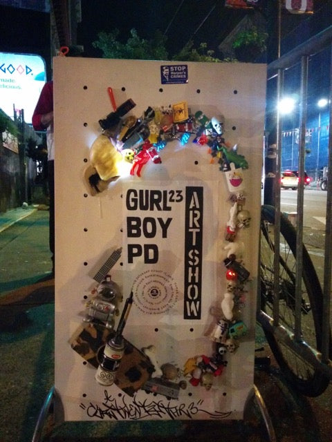 PD, Gurl23, The Boy Art Show at SBC