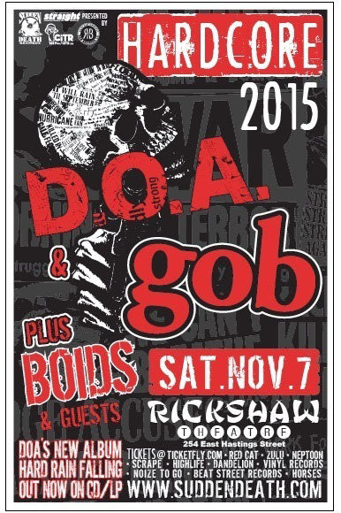 D.O.A. and Gob at the Rickshaw