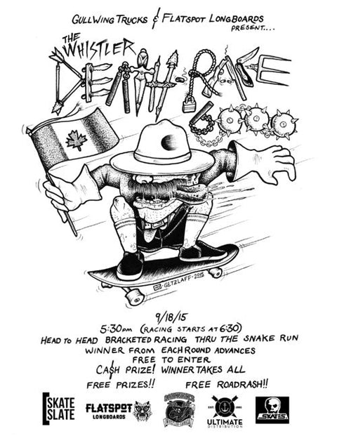 Gullwing & Flatspot Whistler Death Race!