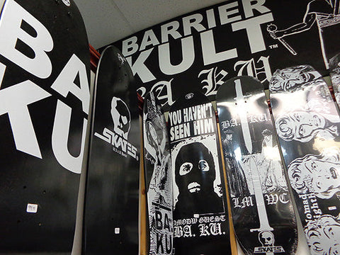 Barrier Kult Clothing and Skull Skates