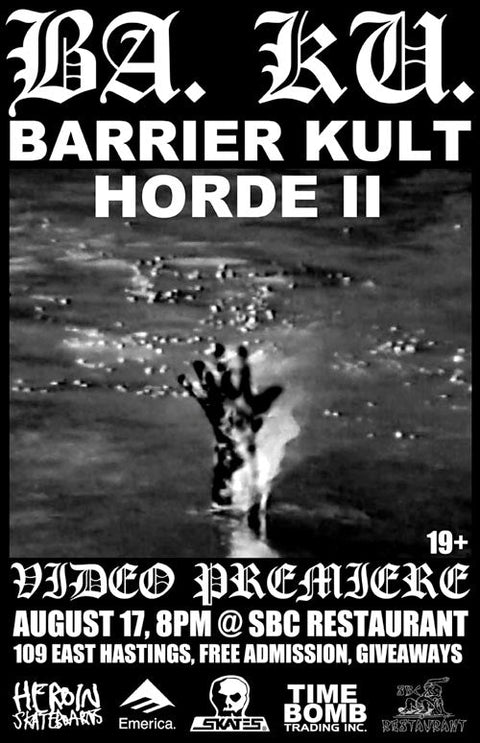 BARRIER KULT HORDE II VIDEO PREMIERE