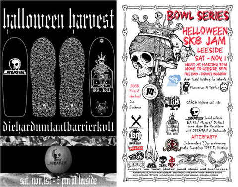 Skull Skates Halloween Harvest