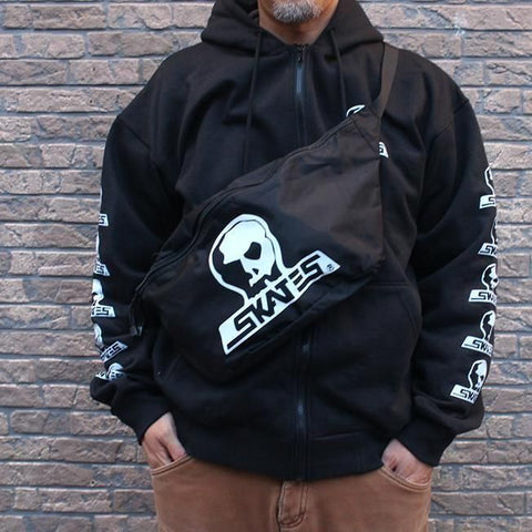 Logo Nylon Shoulder Bag Black Japan Made