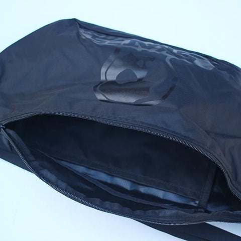 Logo Nylon Shoulder Bag Blackout Japan Made