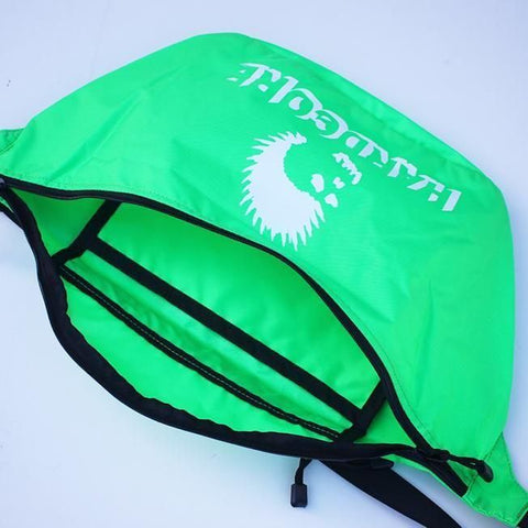 Hardcore Nylon Shoulder Bag Dayglo Green Japan Made