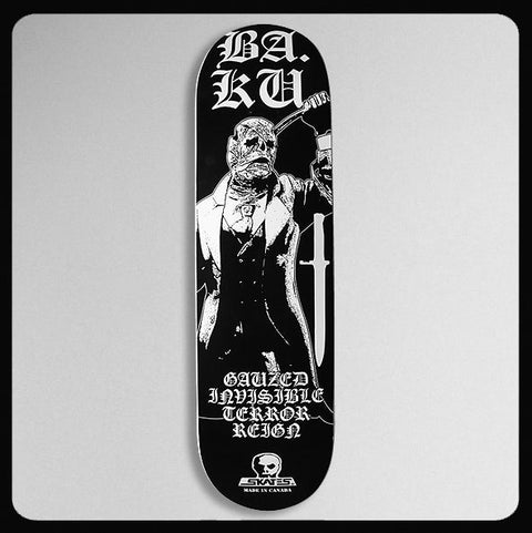 8 1/2" x 32" BA. KU. Gauzed Invisible Terror Reign