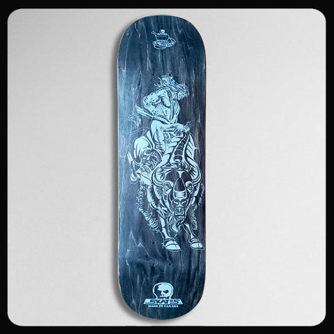 8 3/4" x 32" Coastal Carvings Buffalo Compound Concave