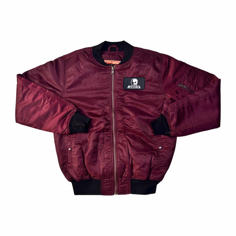 Flight Jacket Logo Patch Oxblood