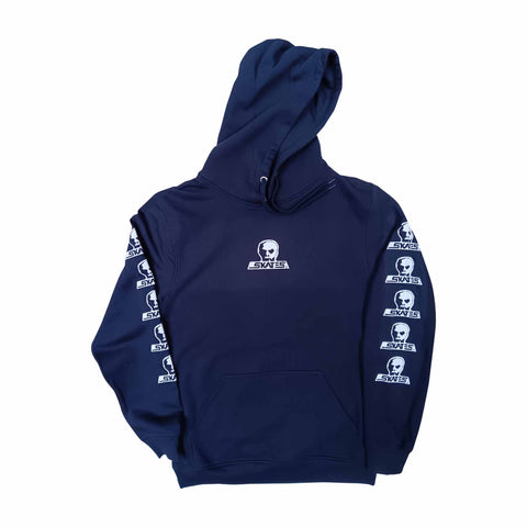 Skull Skates Logo Navy Blue Hoody