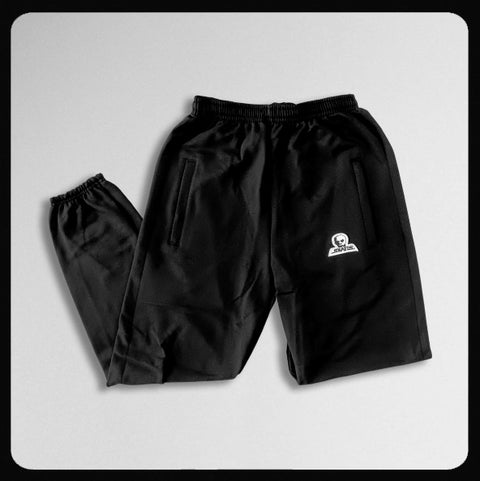 Logo Patch Black Sweatpants