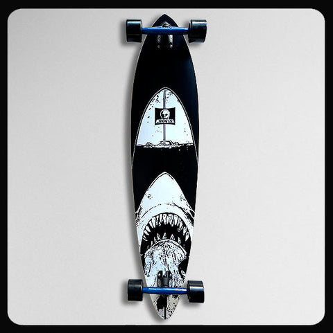 10.25" x 44" QUALS Pintail Complete Longboard