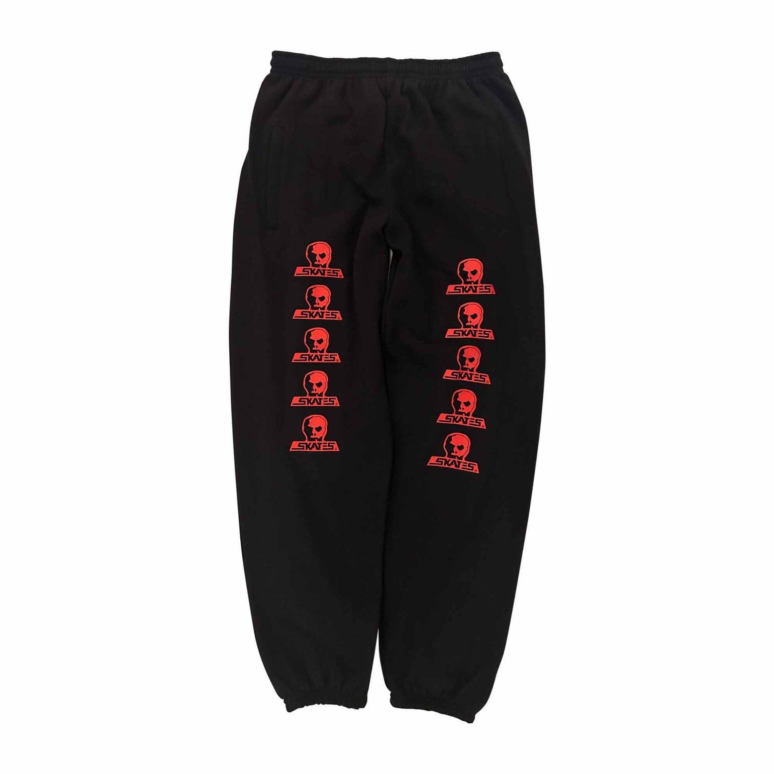 Logo Sweatpants Two-Tone Black/Red – Skull Skates