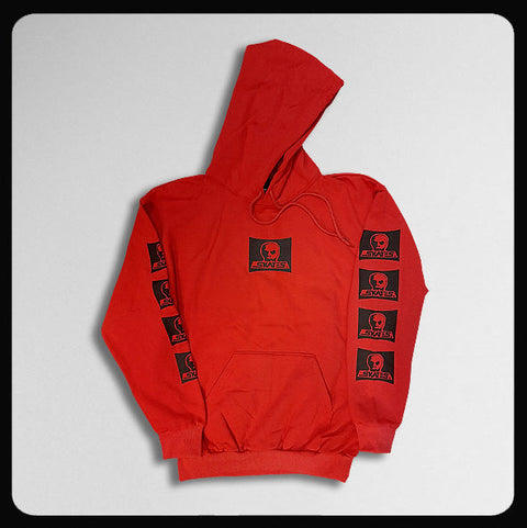 Skull Skates Surf Box Logo Red Hoody