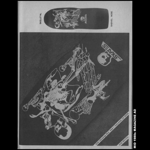 10" x 30" Skeletal Reissue