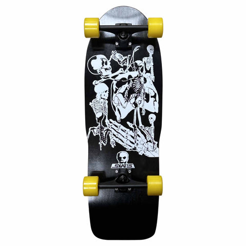 10" x 30" Skeletal Reissue Complete Cruiser Skateboard