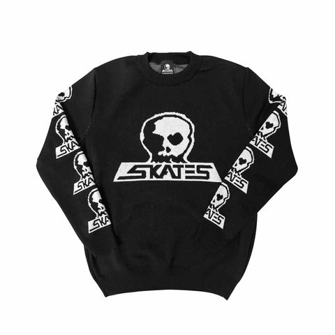 Skull Skates Acrylic Knit Ski Sweater