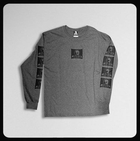 Skull Skates Surf Box Logo Heather Longsleeve